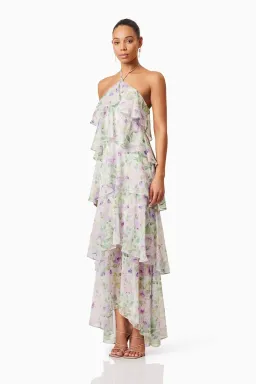 Elliatt Mirabelle Cocktail Maxi Dress Floral Size AU 12 for rent on The Volte - image 2