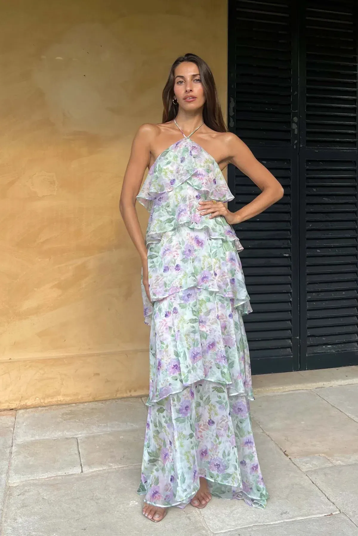 Elliatt Mirabelle Cocktail Maxi Dress Floral Size AU 12 - Image 1