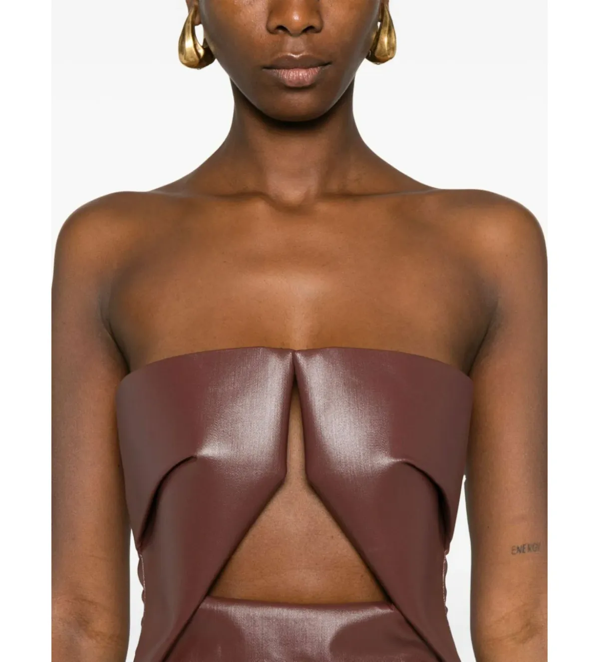 Rick Owens Prong Gown Brown Size AU 6 - Image 7