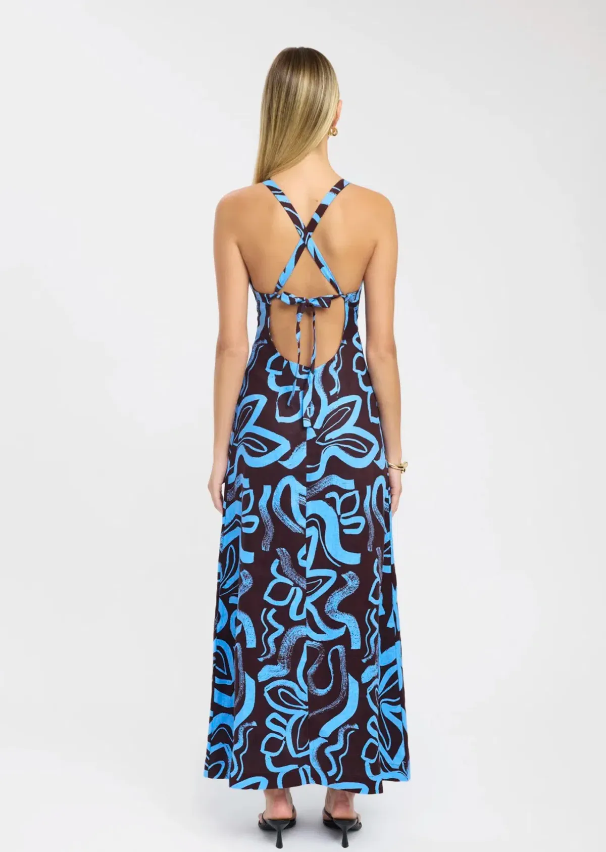 Kookai Soley Vee Maxi Dress Size AU 8 - Image 2