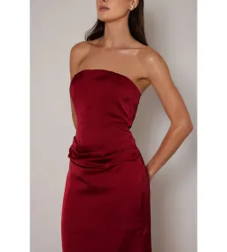 Elle Zeitoune Annie Maxi Gown in Scarlet Size AU 12  for rent on The Volte - image 3