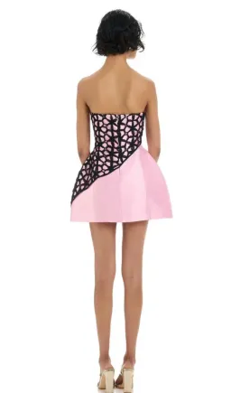 Eliya The Label Ataya Dress Mini Pink Size AU 8 for rent on The Volte - image 2