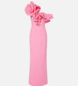Rebecca Vallance Rosita Floor Length Gown Pink Size 6 for rent on The Volte - image 4