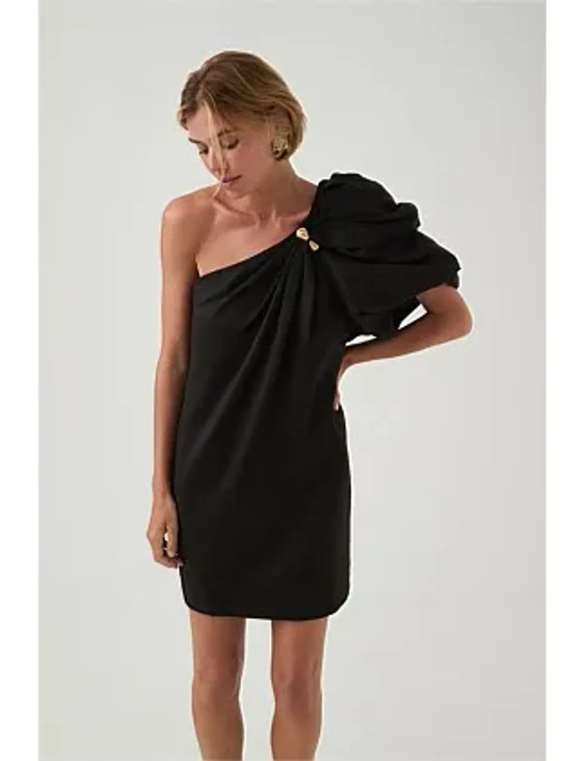 Aje Cira Mini Dress Black Size 8 - Image 4