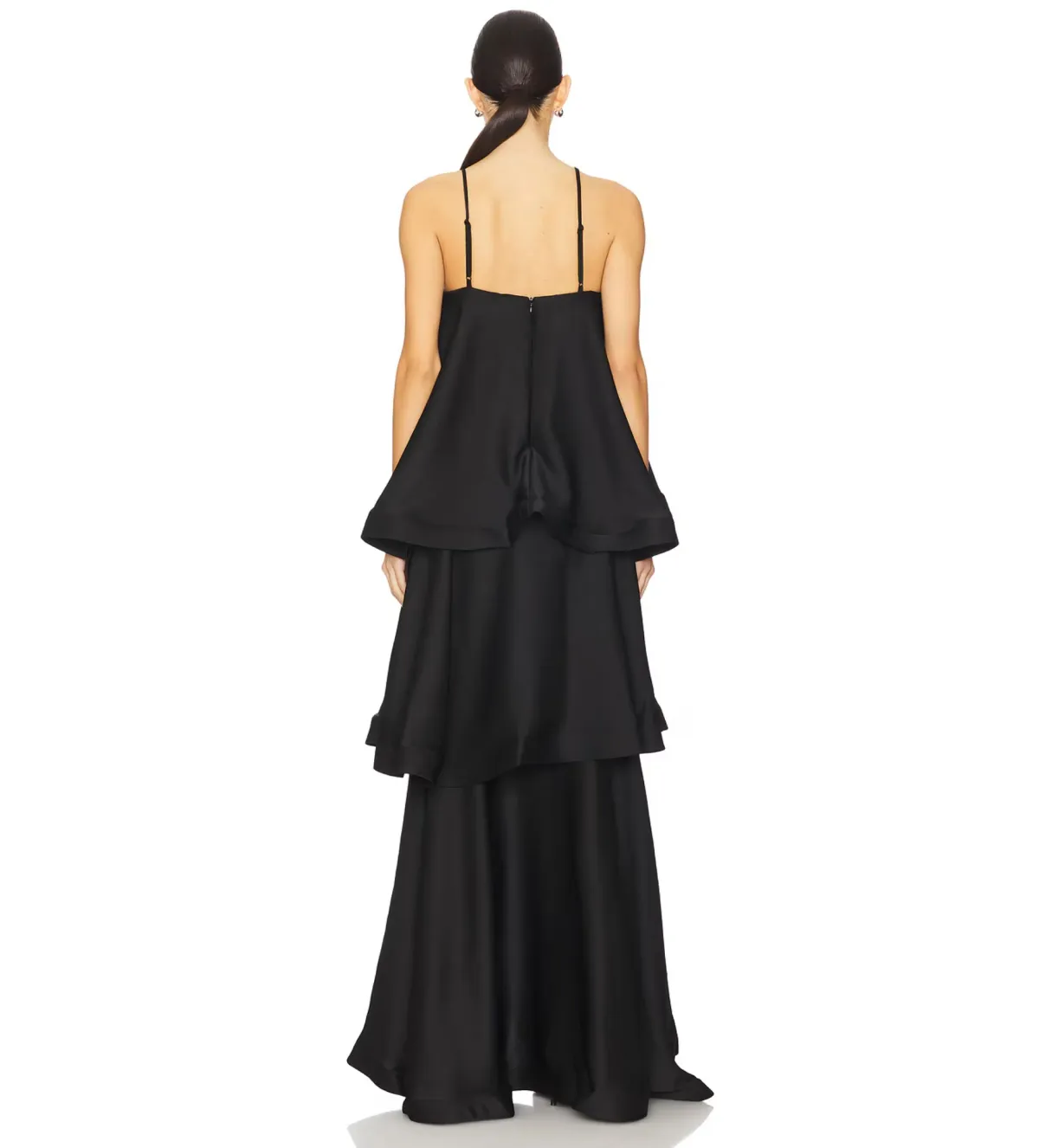Elliatt Tilly Tiered Maxi Dress in Black Size XS / AU 6 - Image 3