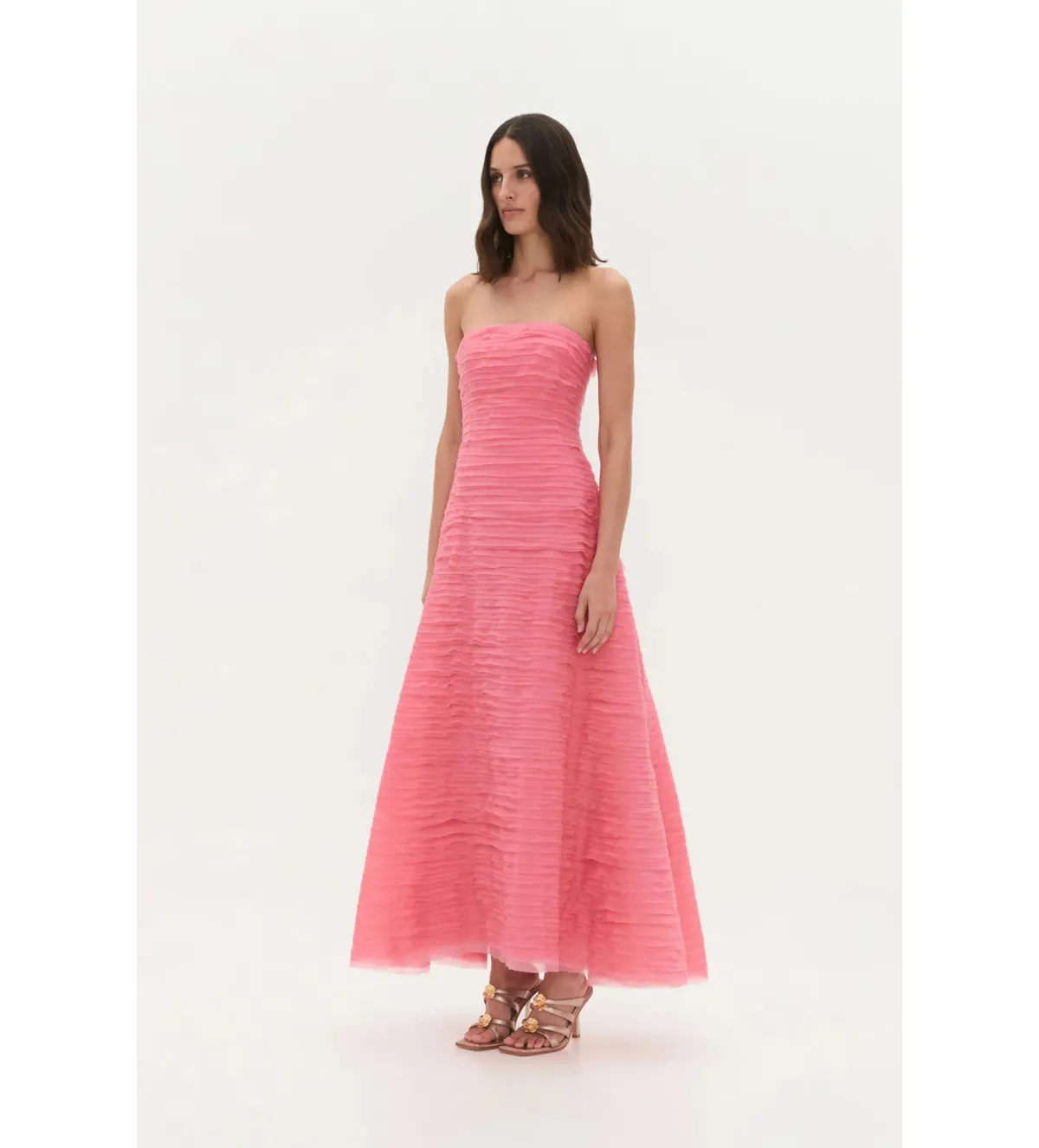 Aje Soundscape Maxi in Guava Pink Size AU 10 - Image 2