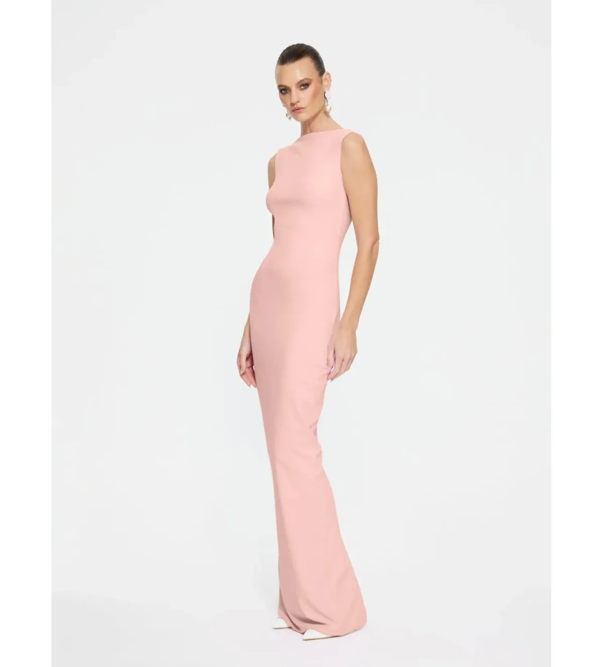 Effie Kats Verona Gown in Blush Size M/AU 10 - Image 1