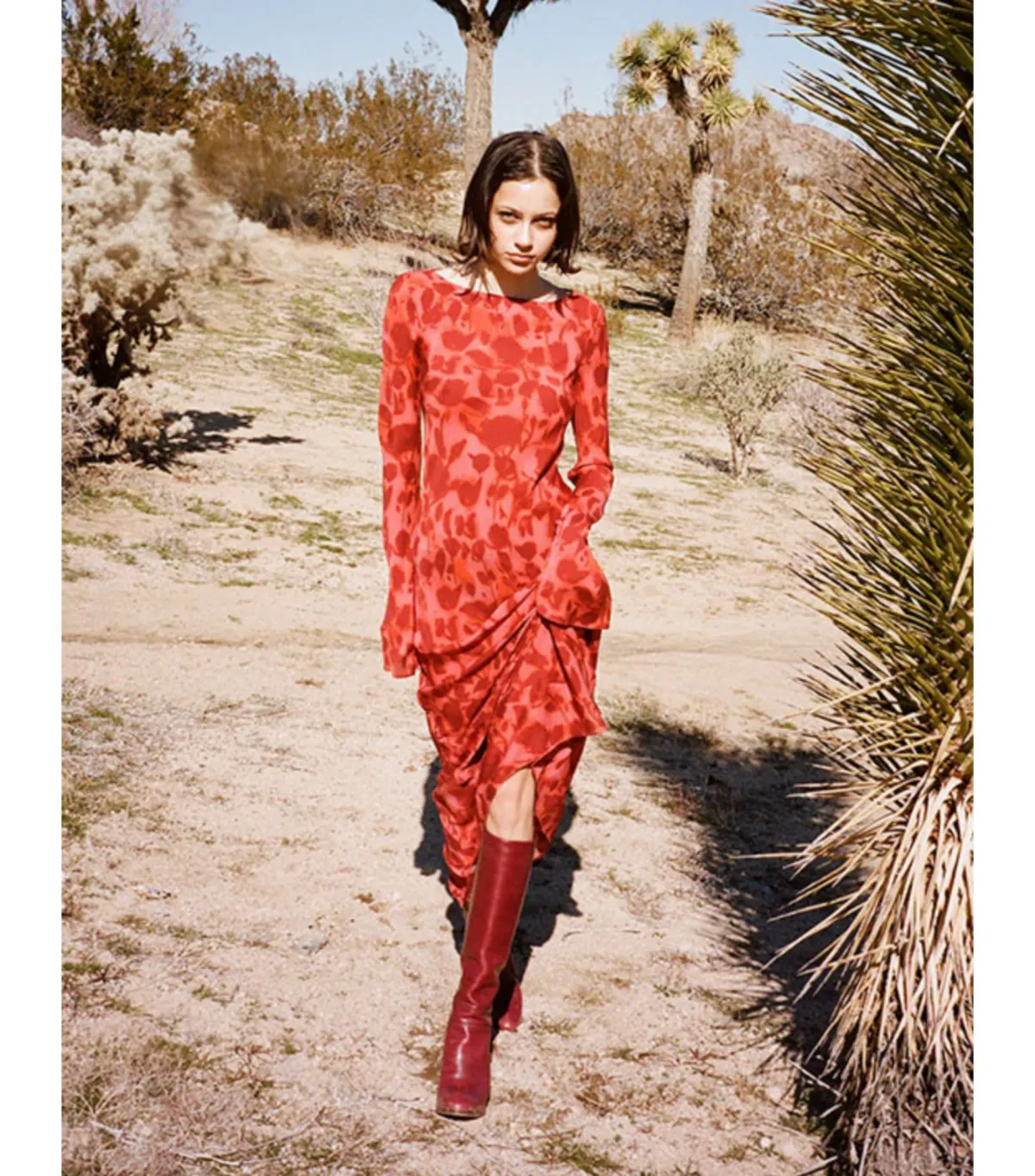 Realisation Par Gia Maxi Dress Red Print Size AU 10 - Image 1