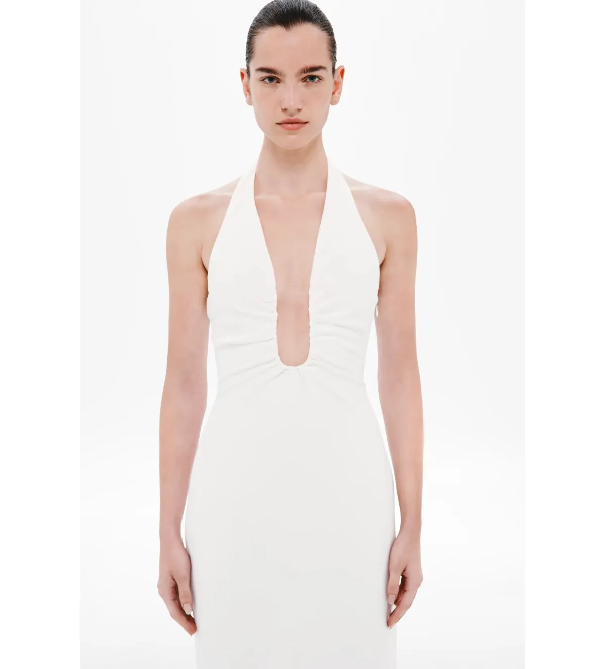 MISHA Alusia Maxi Dress Ivory Size 8/S - Image 4