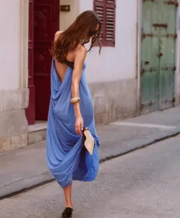 Rat & Boa Antonie Maxi Dress Blue Size S/M (AU 8-12) for rent on The Volte - image 4