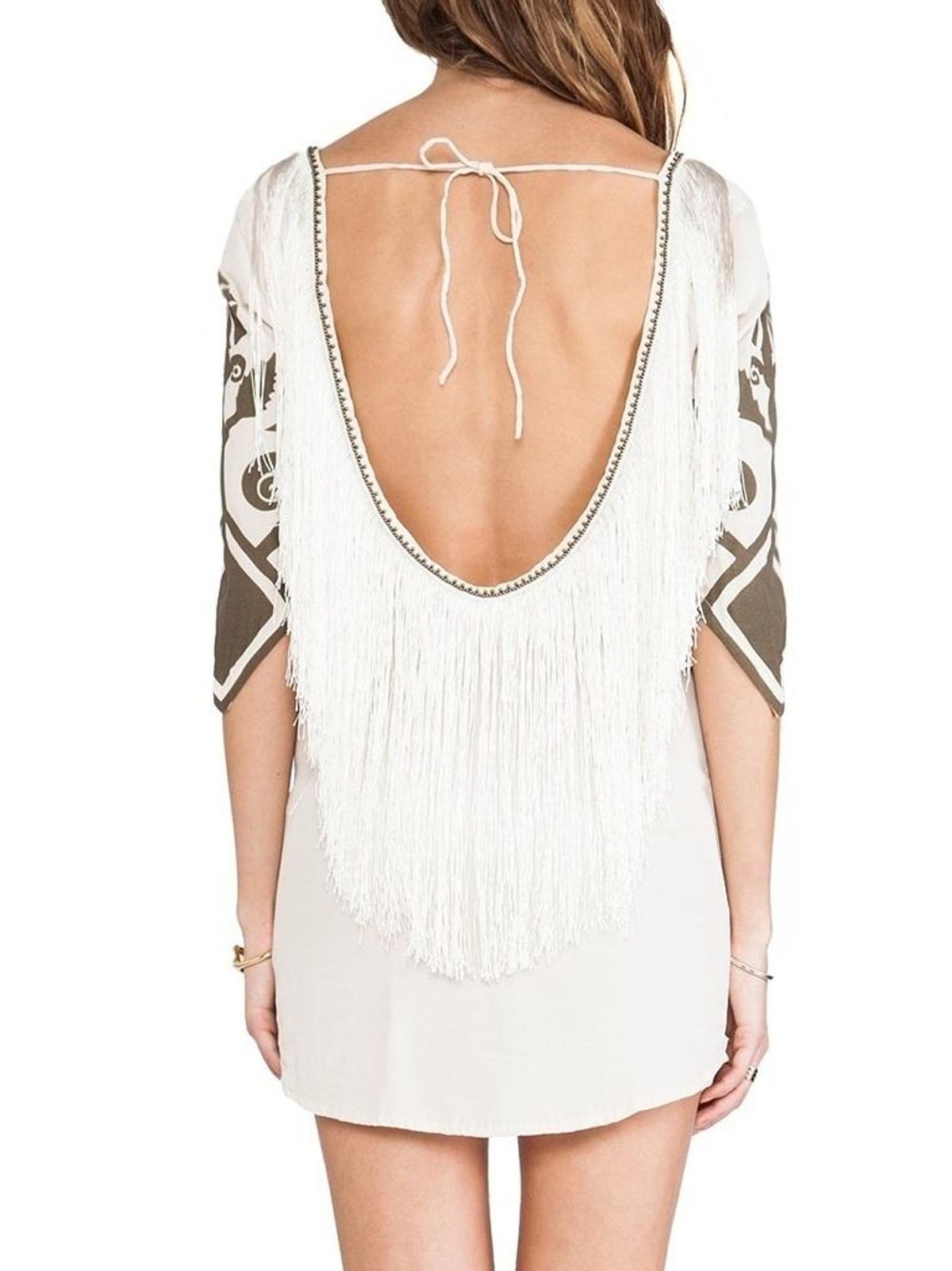 Spell Designs Wild Horses Fringe Dress Size 8 - Image 4