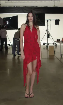 Bec and Bridge Ruby Wrap Midi Dress in Cherry Floral Size AU6 for rent on The Volte - image 1