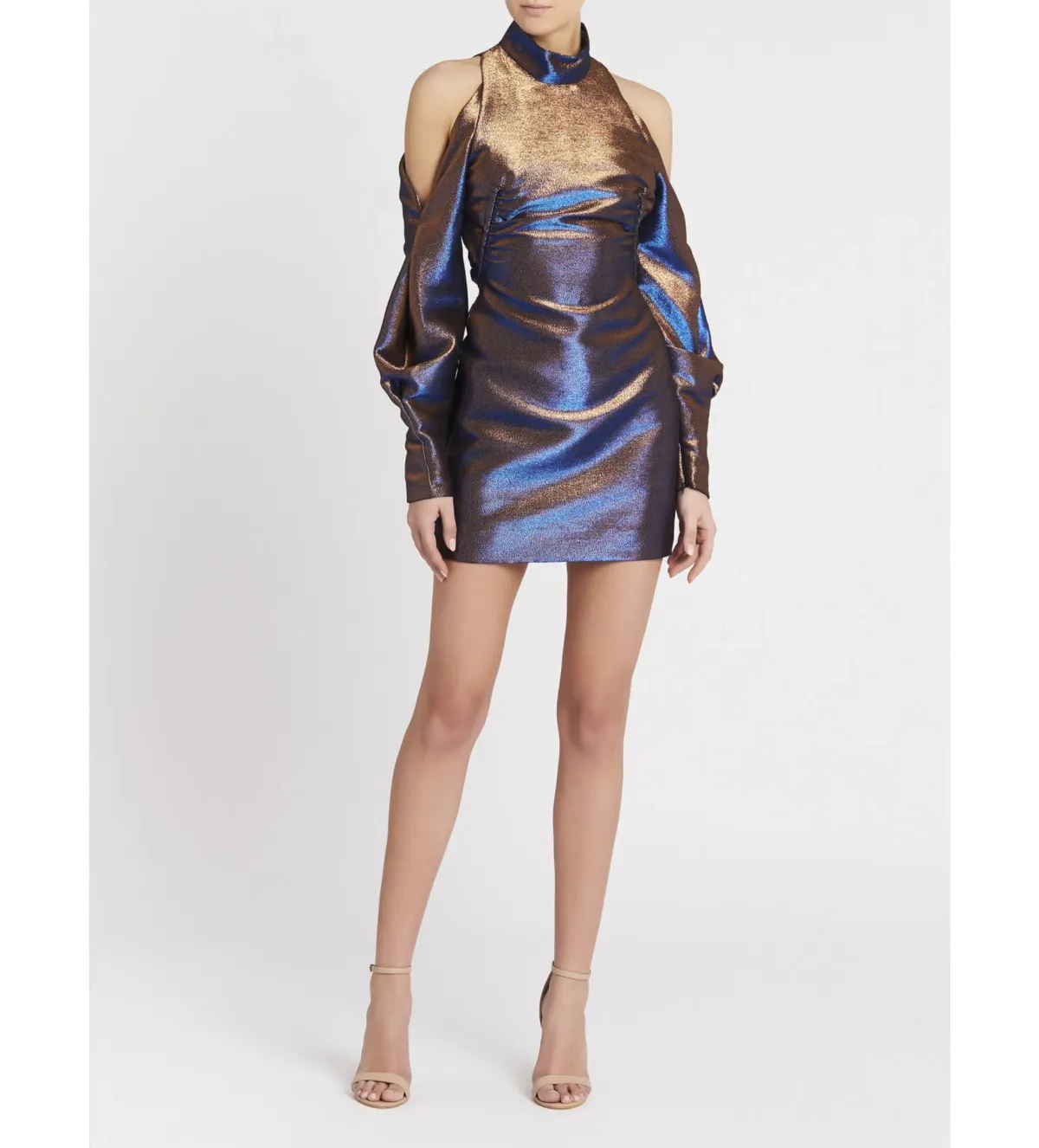 Camilla and Marc Bella Mini Dress in Metallic Cobalt Size 4 - Image 1