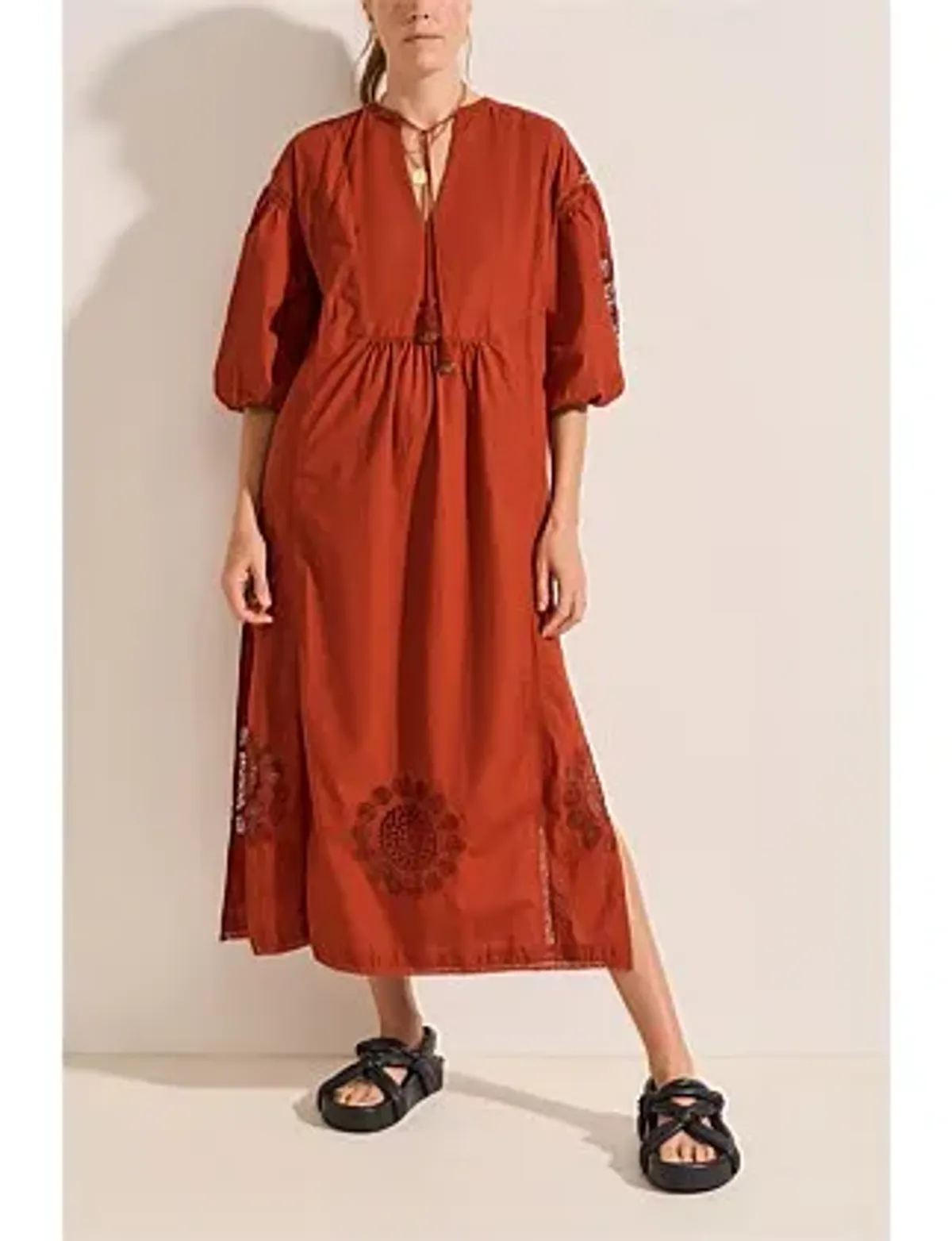 Ilio Nema Circe Dress Red Size S/Au 8 - Image 1