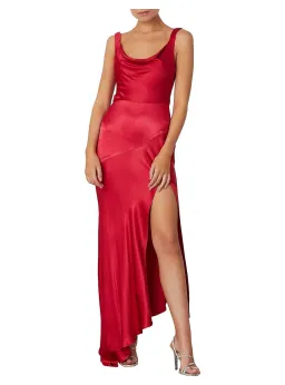 Bec & Bridge Vision of Love Cowl Dress in Red Size AU 10 for rent on The Volte - image 1