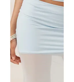 Ance Gria Grace Top & Skirt Set in Sky Blue Size AU 10 for rent on The Volte - image 5
