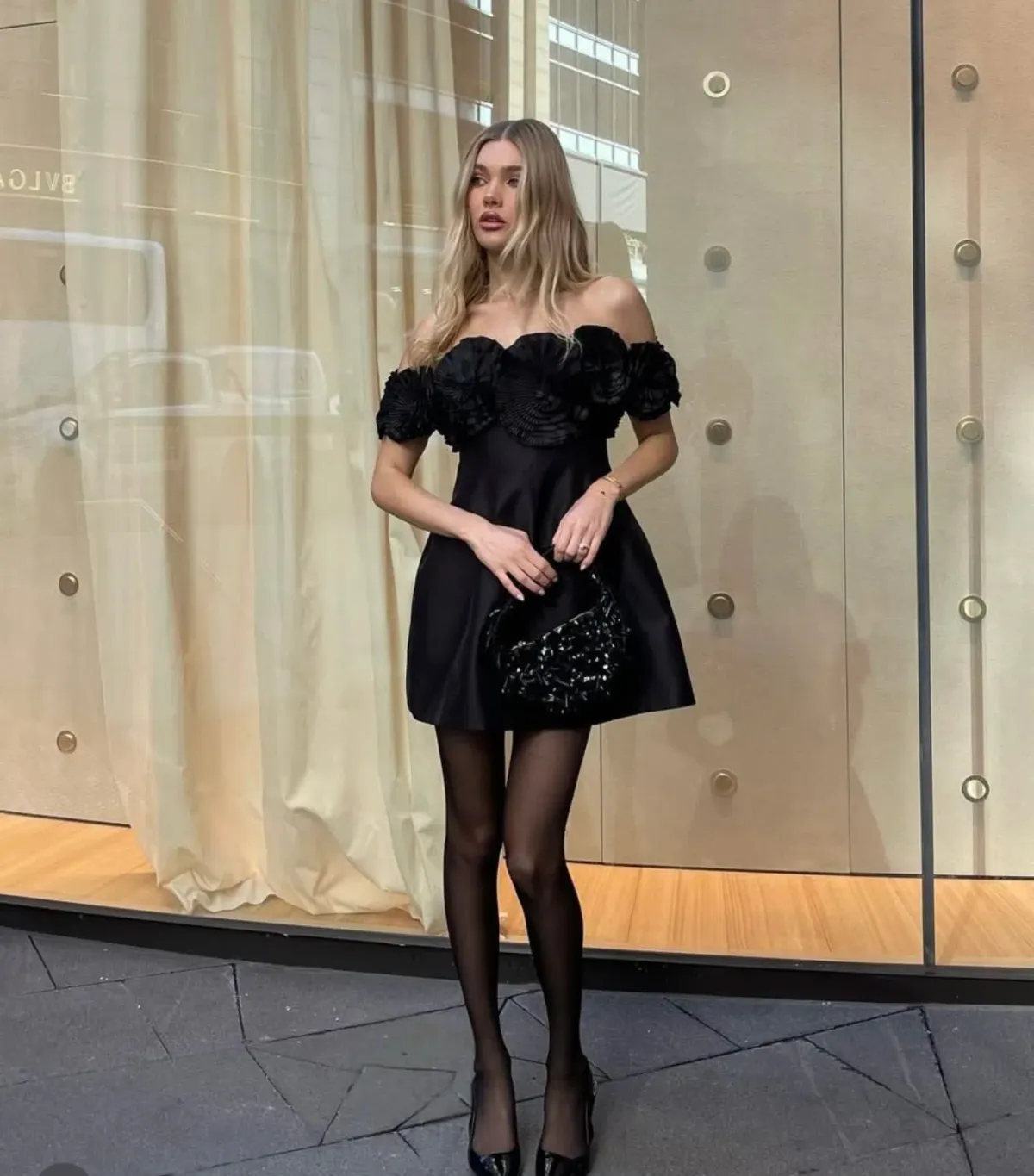 Acler Trusley Mini Dress Black Size 14 - Image 3