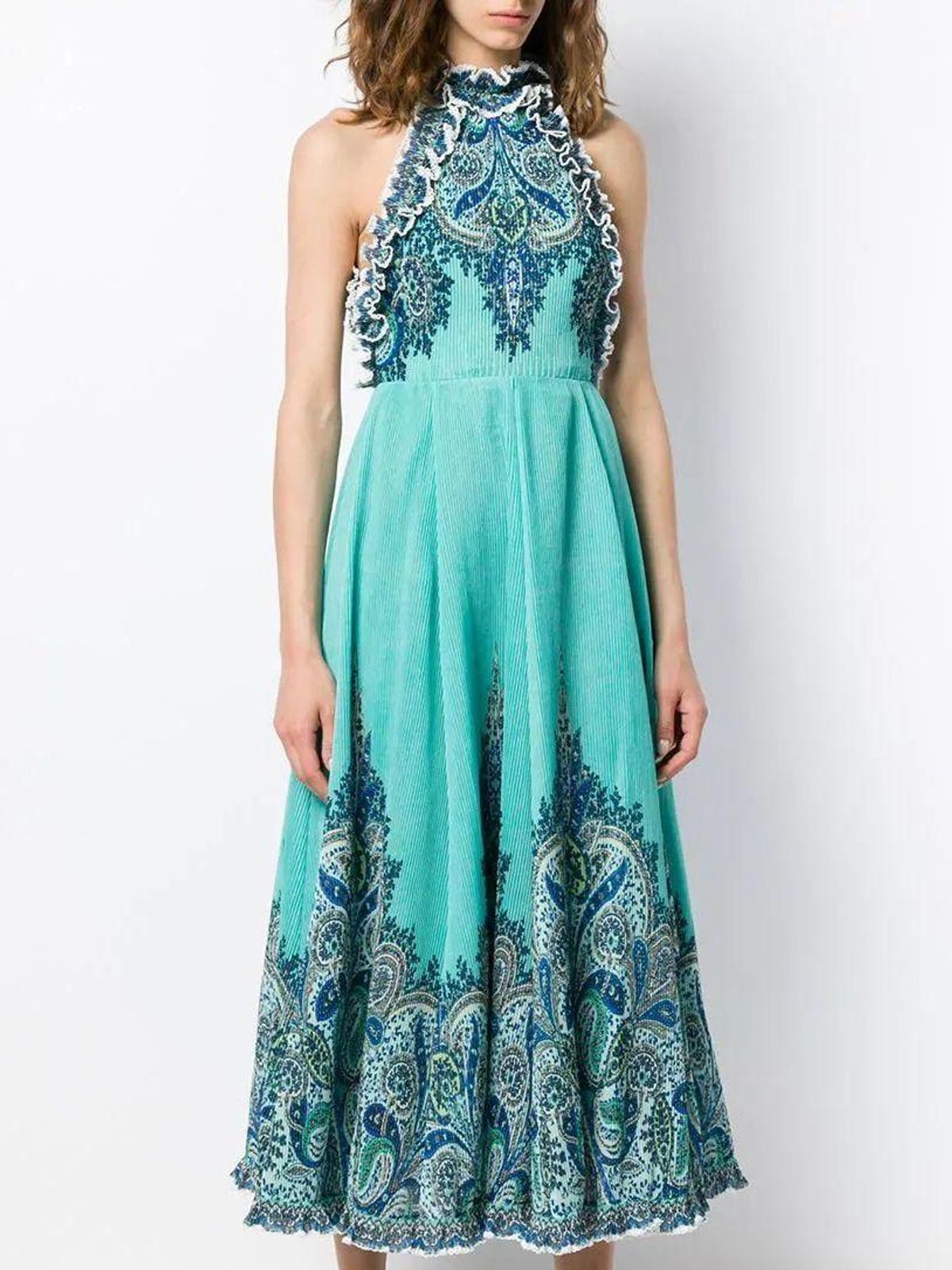 Zimmermann Moncur Ruffle Neck Pinafore Size 6 - Image 1