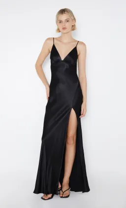 Bec & Bridge Ren Split Maxi Dress Black Size S / 8 for rent on The Volte - image 1