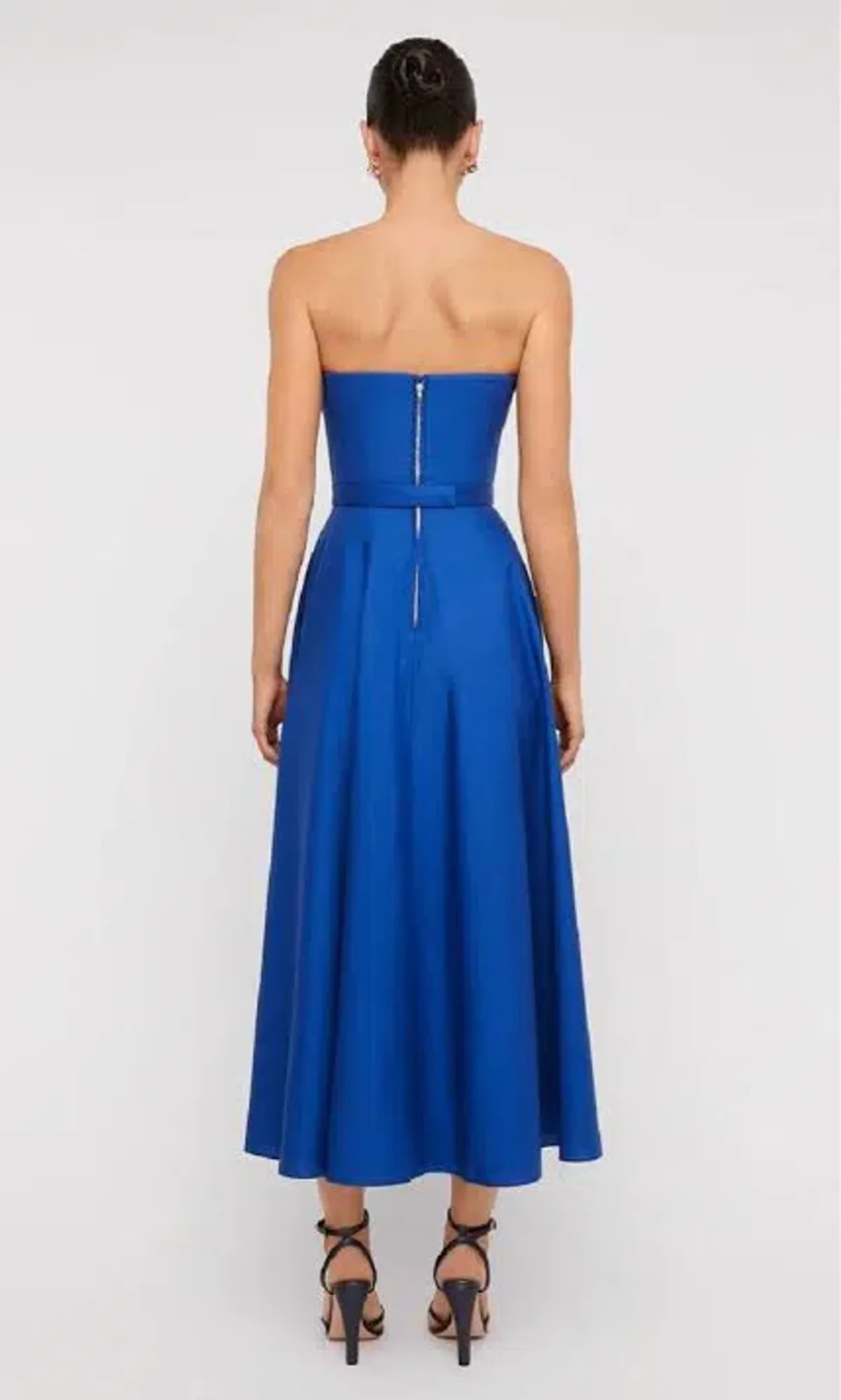 Scanlan Theodore Parachute Bustier Dress in Sapphire Size AU8 - Image 5