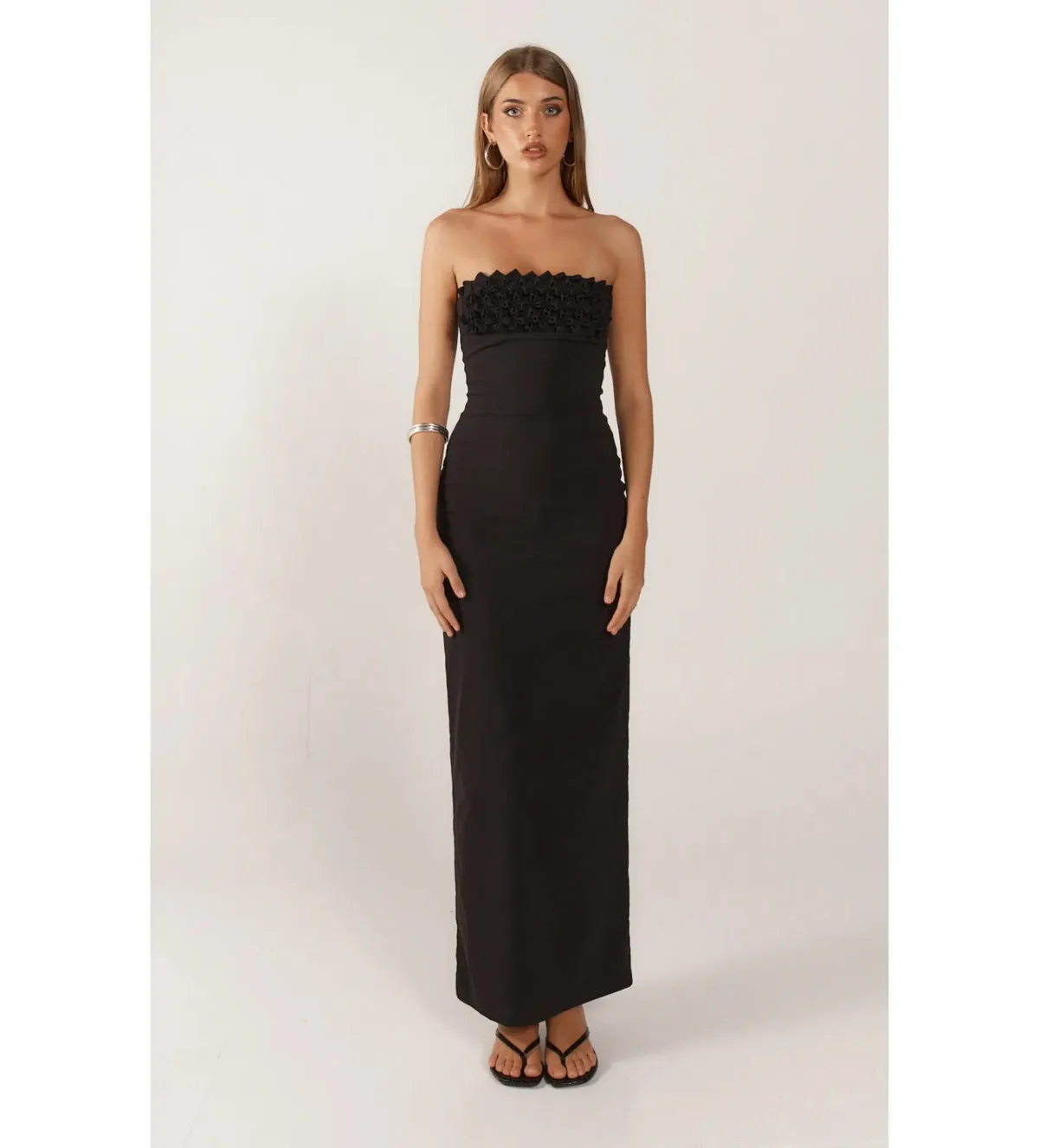 Ance Gria Margo Maxi Dress in Black Size AU 10 - Image 1