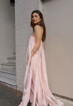 Manning Cartell Boundless Strapless Dress in Blush Size 10 for rent on The Volte - image 4