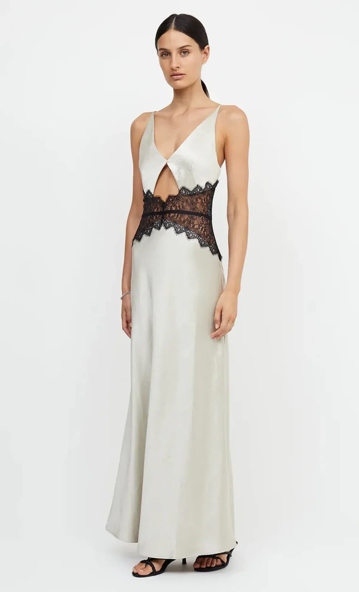 Bec and Bridge Camille Maxi Dress in Ecru Size 6 - Image 2