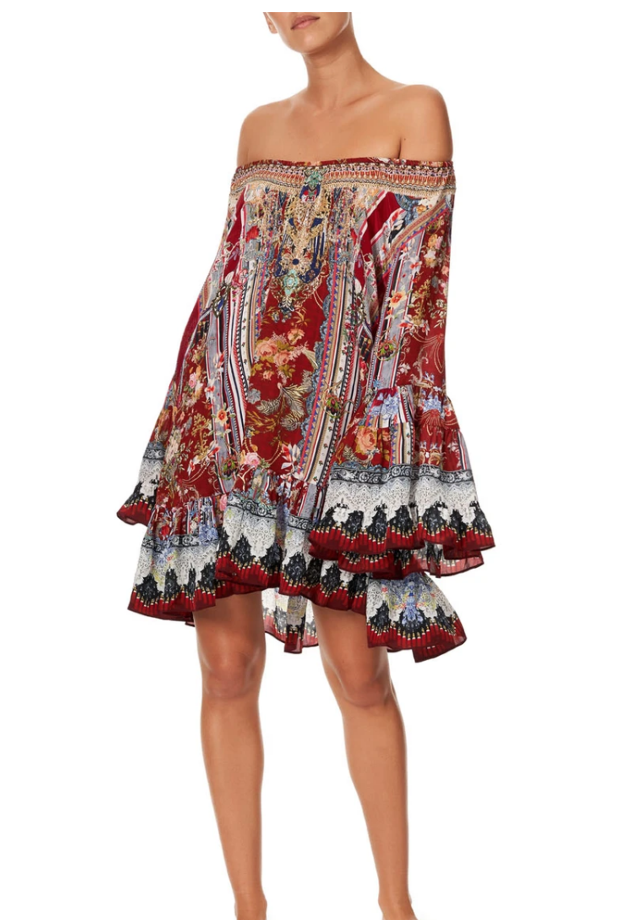 Camilla Costume Party A-Line Frill Dress Size 10 - Image 1