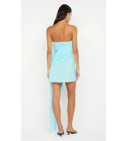 Bec & Bridge Danka Strapless Mini Dress Turquoise Size AU 8 for rent on The Volte - image 4