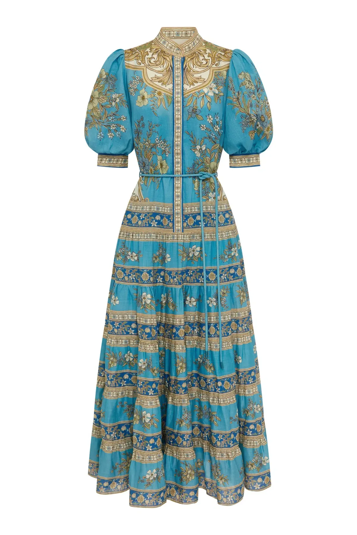 Alemais Cassie Tiered Midi Dress- 4 - Image 4