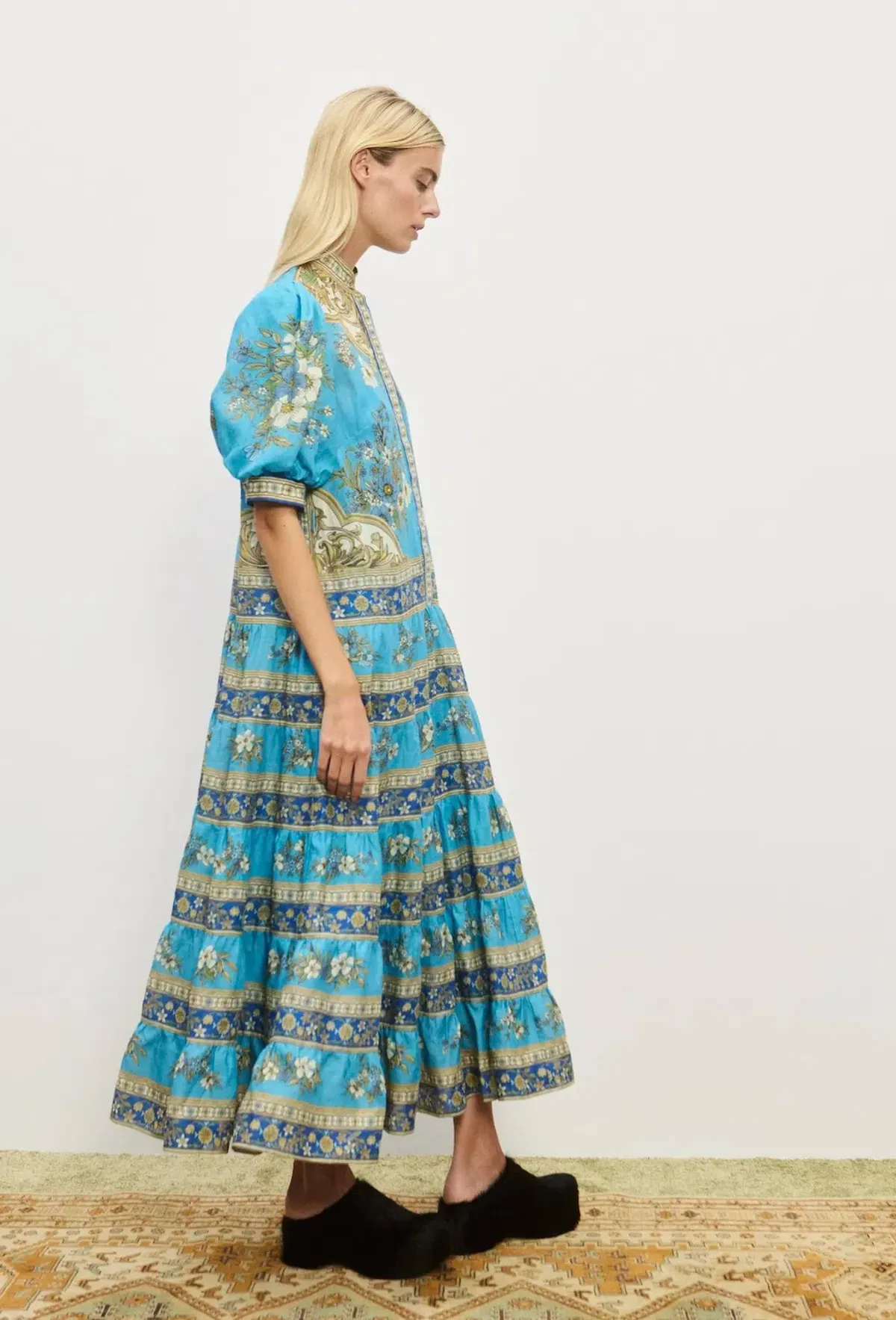 Alemais Cassie Tiered Midi Dress- 4 - Image 2