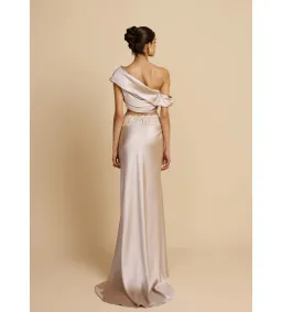 Arcina Ori Anaya Top and Maxi Skirt Set Oyster Size S AU 8 for rent on The Volte - image 5