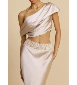 Arcina Ori Anaya Top and Maxi Skirt Set Oyster Size S AU 8 for rent on The Volte - image 6