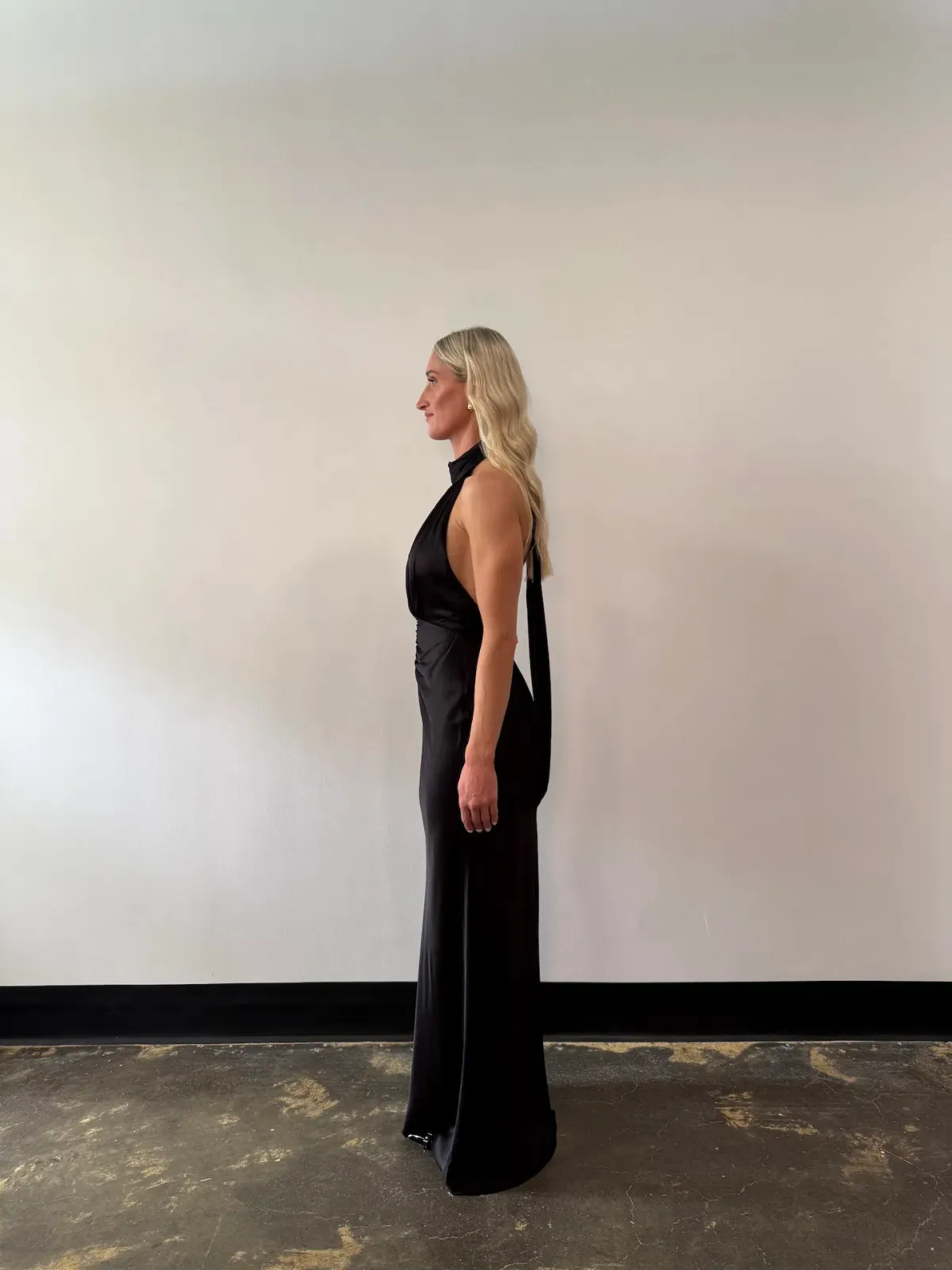 Shona Joy Agnes Halter Neck Maxi Dress Black Size AU 6 - Image 4