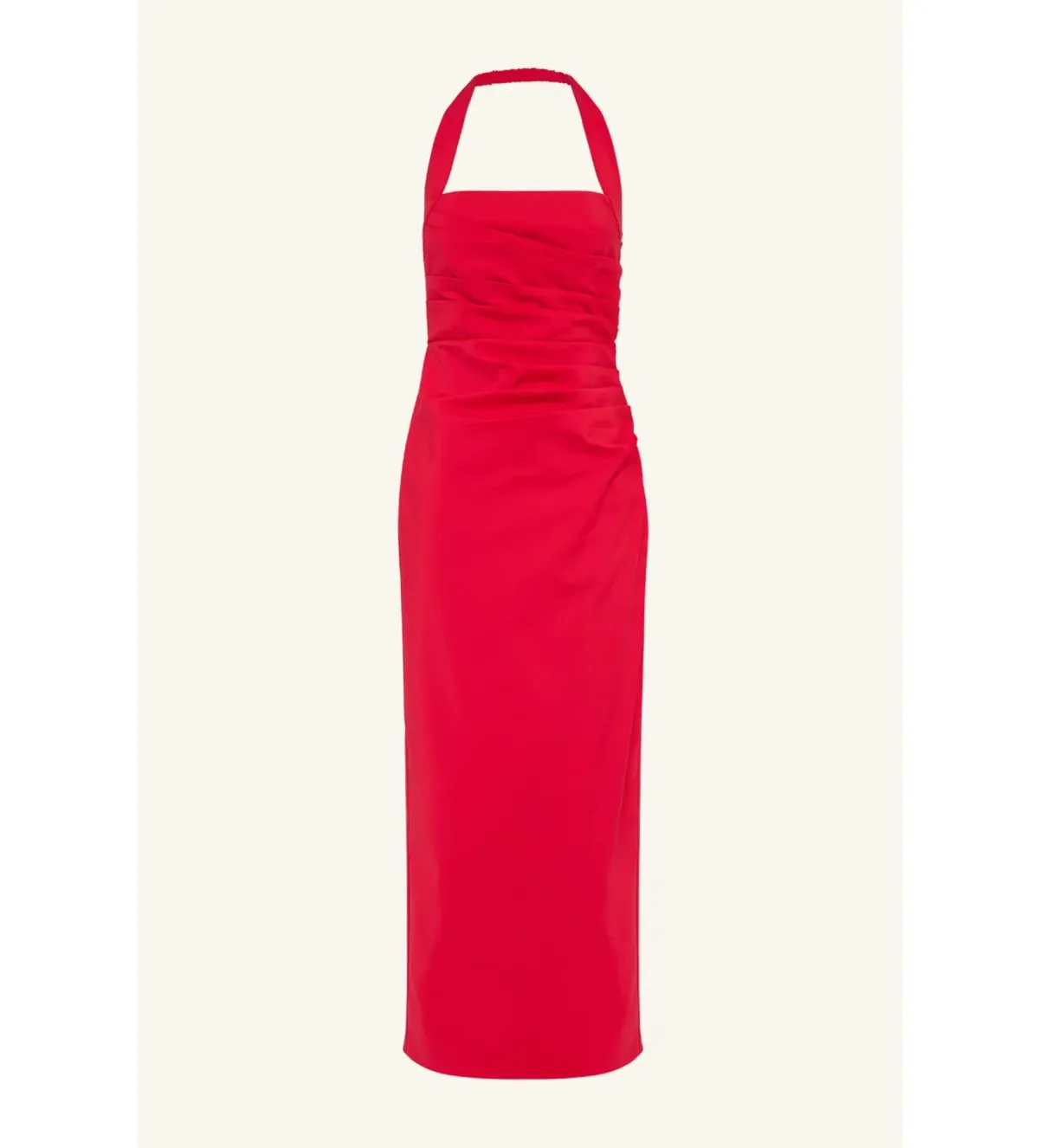 Shona Joy Lani Draped Halter Maxi Dress Chilli Size AU 14 - Image 6