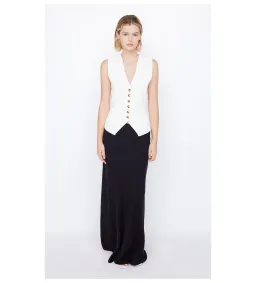 Bec & Bridge Lorah Knit Vest in White Size 8/S for rent on The Volte - image 1