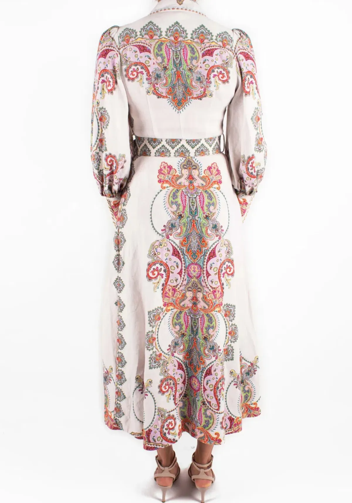 Zimmermann Ninety Six Filigree Maxi Dress in Multi Paisley Size 1 / AU 10 - Image 2