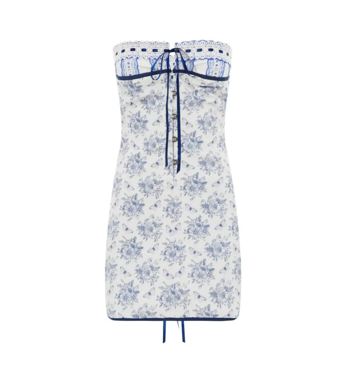 With Jean Sabrin Mini Dress Toile Papillon Size S AU 8 - Image 7