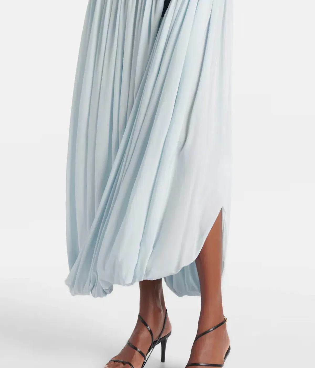 Christopher Esber Suspended Ruched Jersey Maxi Dress Size 8 - Image 4