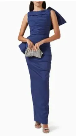 Rachel Gilbert Zora Gown in Stretch Taffeta Size 8 for rent on The Volte - image 4