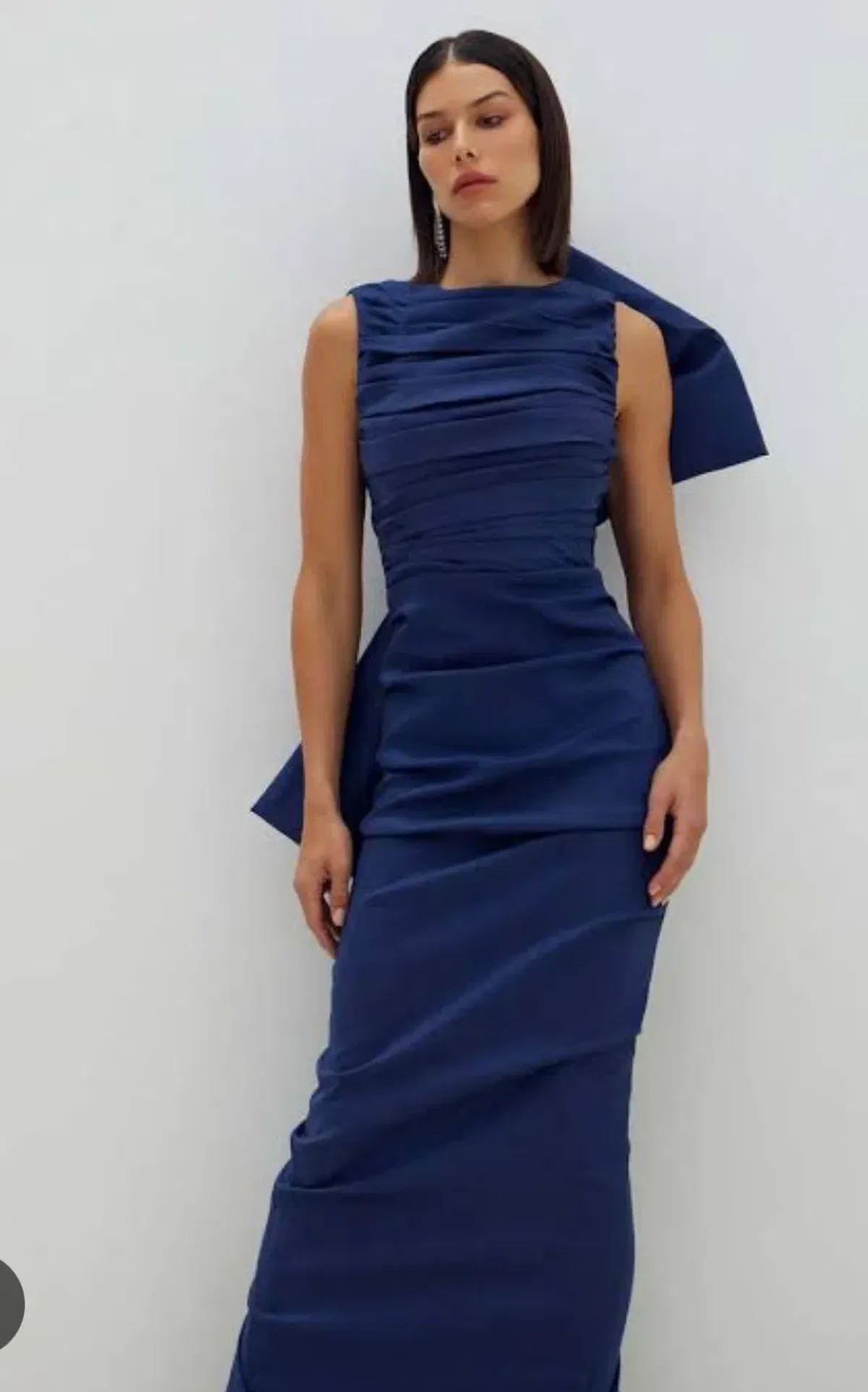 Rachel Gilbert Zora Gown in Stretch Taffeta Size 8 - Image 1