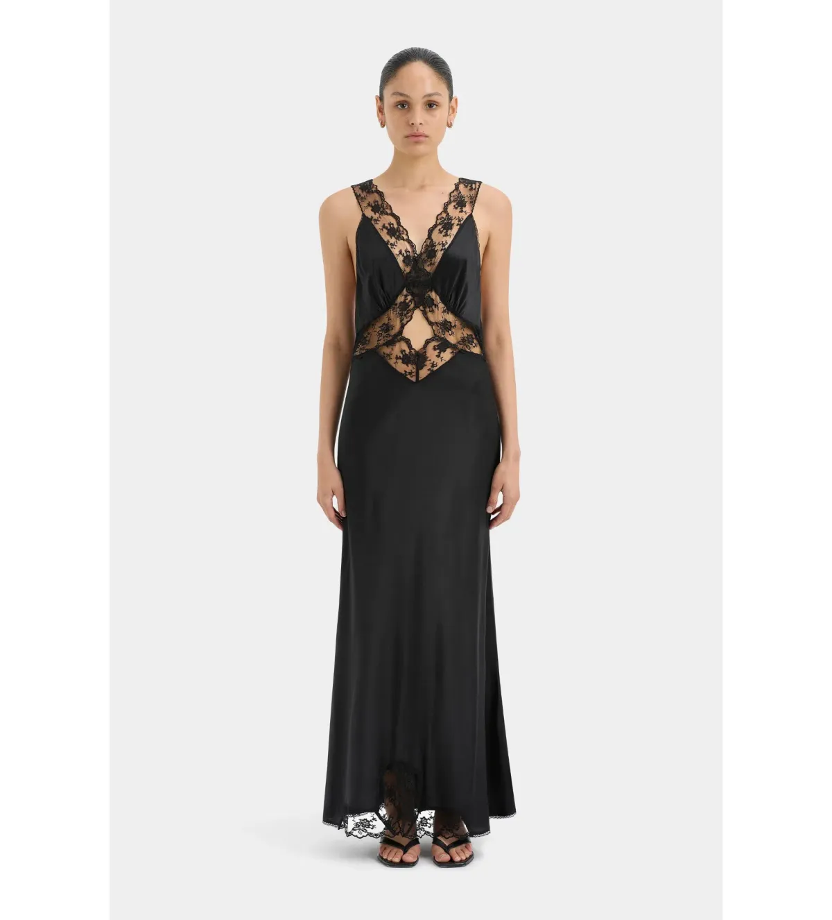 Sir the Label Aries Cut Out Gown Black Size 2 AU 10 - Image 1