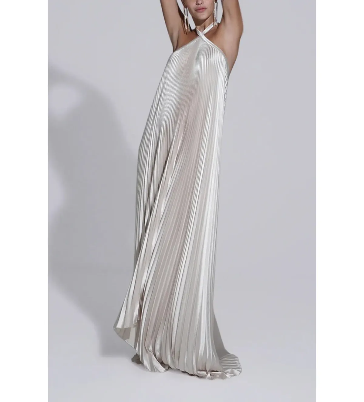 L'Idee Deesse Gown Champagne Size AU 8 - Image 2