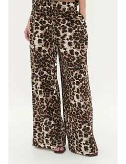 Aje Dessie Belted Relaxed Pant Animal Print Size 12 for rent on The Volte - image 2