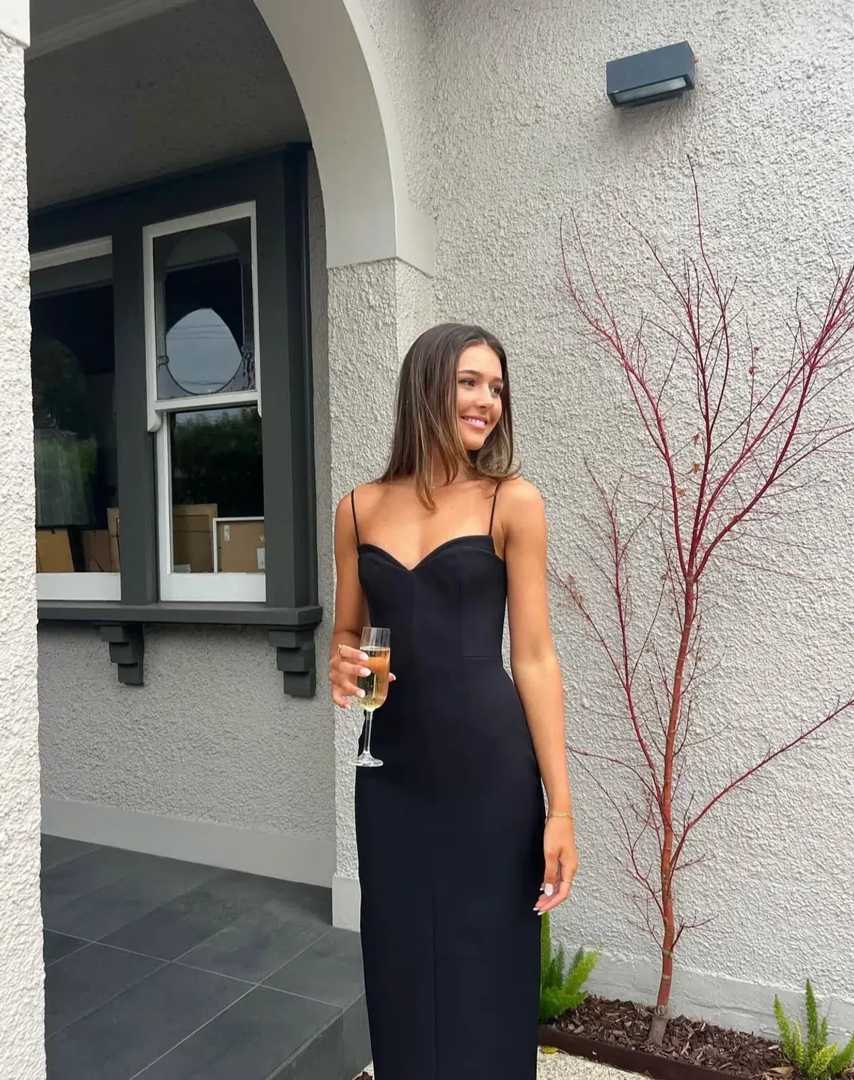 Rachel Gilbert Bodie Maxi Gown Black Size 0 / AU 6 - Image 3