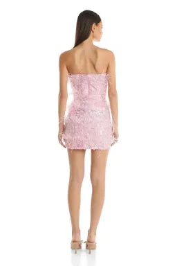 Eliya the Label Tiffany Mini Dress Pink Size S/AU 8 for rent on The Volte - image 4