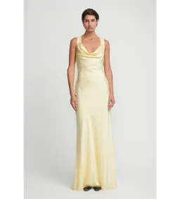 Hansel and Gretel Cameron Maxi  Dress in Butter Size AU 14 for rent on The Volte - image 1