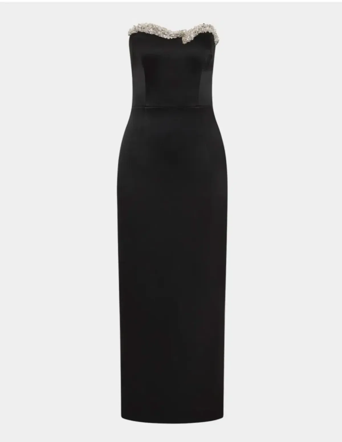 Rachel Gilbert Lorna Dress Gown Midi in Black Size 5 / Size AU 16 - Image 4