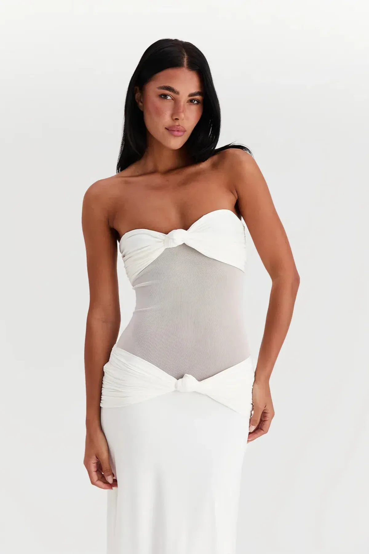 Sasha Therese Amara Maxi Dress in Ivory Size M / AU 10 - Image 3