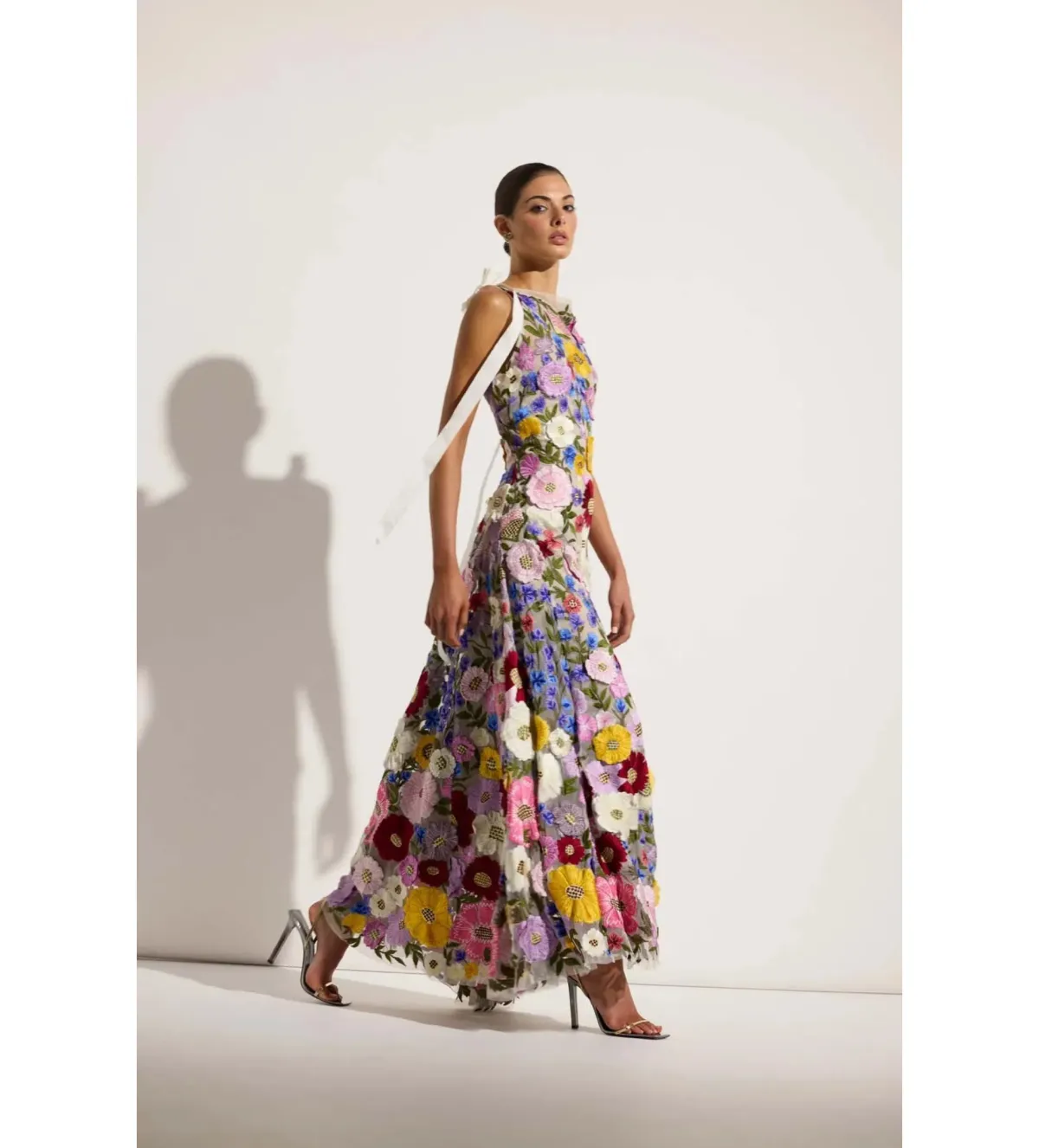 Rachel Gilbert Nya Gown in Multi floral Size 5/ AU 16 - Image 2